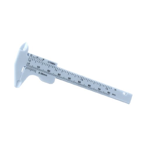 0-80mm-Mini-Plastic-Slide-Caliper-Double-Scale-Vernier-Caliper-Light-Blue